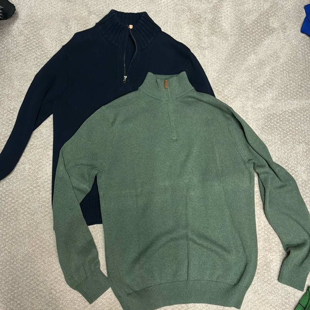 2 Size L slim fit Men’s J Crew sweaters